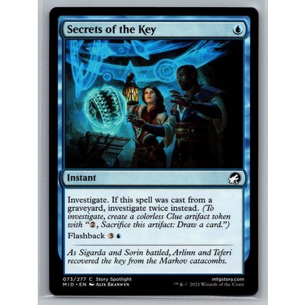 MTG Card Innistrad: Double Feature #73 Secrets of the Key