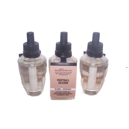 Football Season Wallflower Home Fragrance Bulb Bath & Body Works 3 Pack