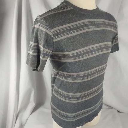 George Boy's Youth Gray/Sliver Striped Basic T-Shirt Size S/Ch 34-36 Used