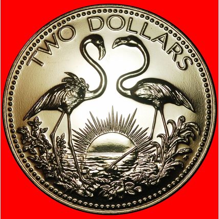 Ⰶ USA 1974-1980:THE BAHAMAS★2 DOLLARS 1979 RARITY! SUN SHIP★LOW START★NO RESERVE