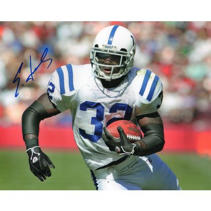 Autographed Edgerrin James 8 x 10 Photo Signed