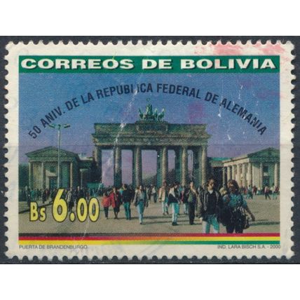 50ᵗʰ Anniv German Federal Republic - Bolivia 2000 - FH - MiNr 1459