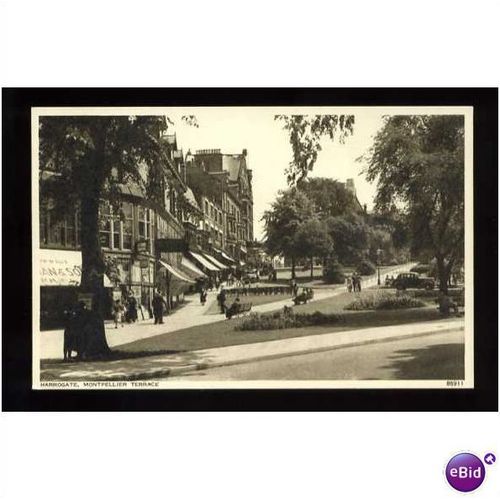 Yorkshire HARROGATE Montpelier Terrace Postcard by Photochrom (85911)