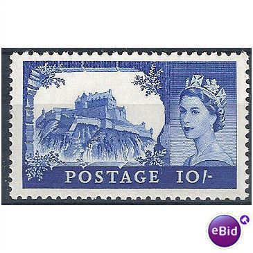 1967 SG761 10/- Ultramarinine (No Wmk) Unmounted MInt