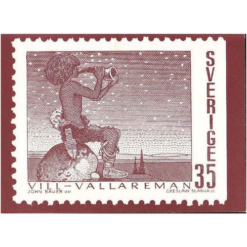 PT-kort" from 1981 - Vill-Vallareman (Sweden)