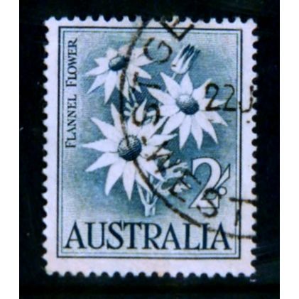 AUSTRALIA 1959 SG 323 2s FLANNEL FLOWER FINE USED # 2