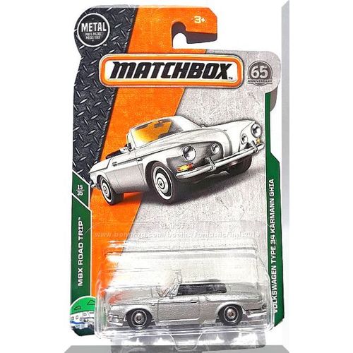 Matchbox - Volkswagen Type 34 Karmann Ghia: '18 MBX Road Trip #15/35 - #21/125