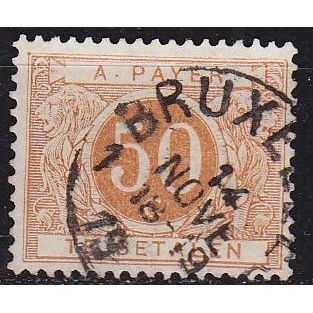BELGIEN BELGIUM [Porto] MiNr 0005 II ( O/used )