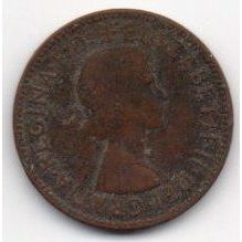 Coins. Pre-Decimal 1964 Elizabeth II. Half Penny