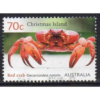 Christmas Island 2014 Red Crab Migration 70c Used