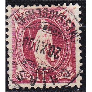 SCHWEIZ SWITZERLAND [1882] MiNr 0063 Y C ( O/used ) [03]
