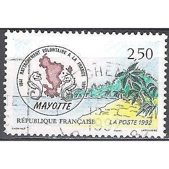 France 1991 Michel 2870 O Cote (2008) 1.00 € 150 Ans rattachement de Mayotte