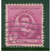 Used 886 3c Augustus Saint-Gaudens Fine NA1584
