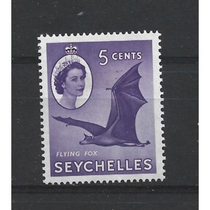 Seychelles.SG175a 5c Seychelles Flying Fox (Violet).Mounted Mint.Sep24
