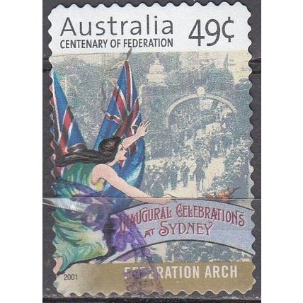 Australia 2001 Michel 2009BA O Cote (2005) 0.70 € 100 Ans Commonwealth Australie