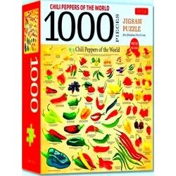 Chili Peppers Of The World - 1000 Piece Jigsaw Puzzle: For Adults And Families -
