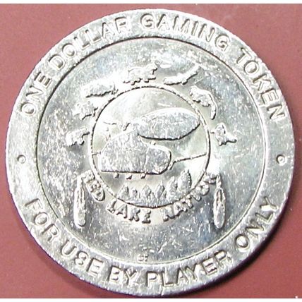 Lake of The Woods. $1 Casino Token. Warroad, MN. 17A.