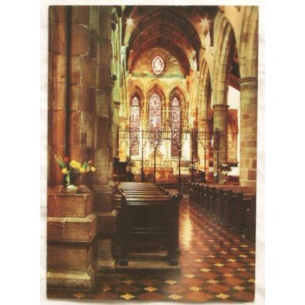 1989 postcard St Mary's, Kirkby Lonsdale