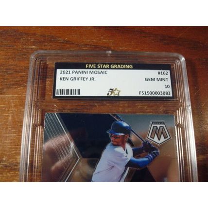 2021 Panini Mosaic, Graded Gem Mint 10, KEN GRIFFEY Jr, Mariners
