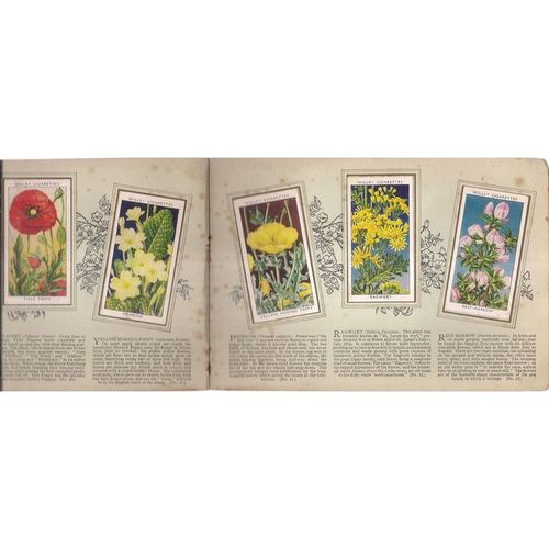 AN ALBUM OF WILD FLOWERS complete set in album..