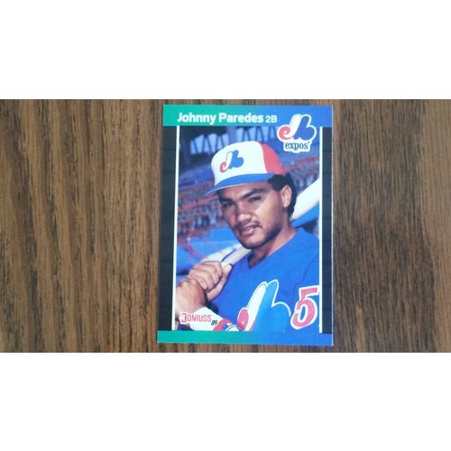 1989 Donruss Card # 570 Johnny Paredes Excellent (5) Montreal Expos