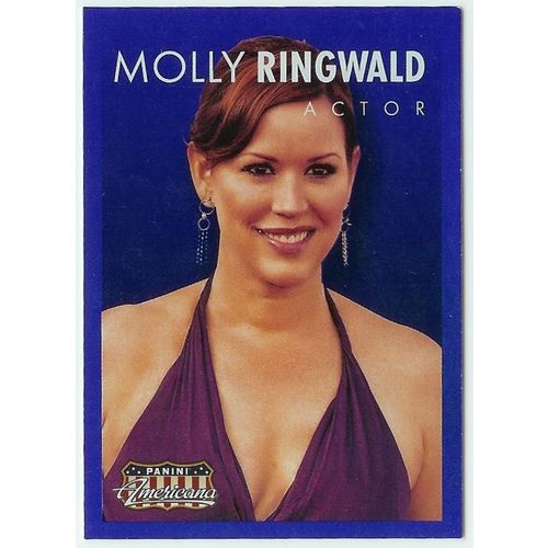 MOLLY RINGWALD No. 42 Blue Foil Parallel Card 2015 Panini Americana