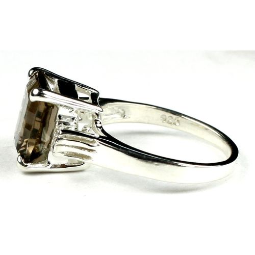 Smoky Quartz, 925 Sterling Silver Ring, SR221