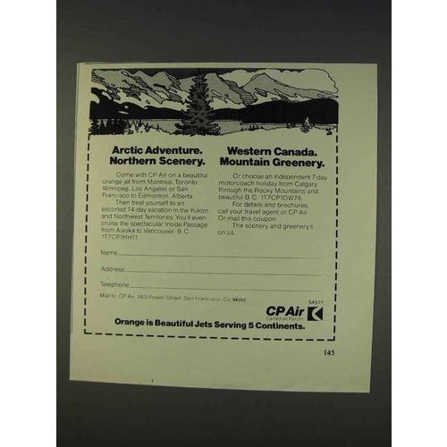 1977 CP Air Ad - Arctic Adventure