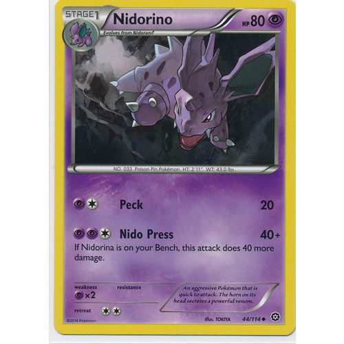 Pokemon XY Steam Siege 44/114 Nidorino