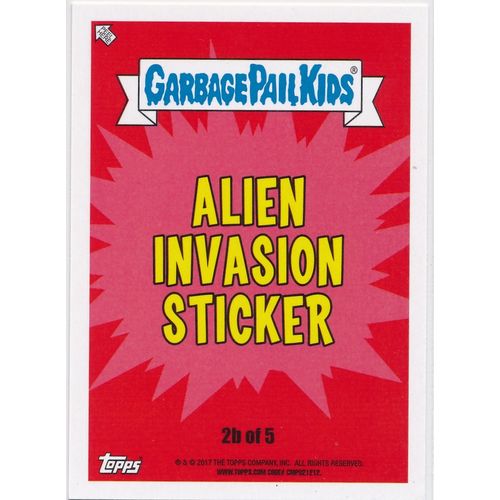 GPK Adam-Geddon Alien Invasion Sticker 2b Alien Ivan