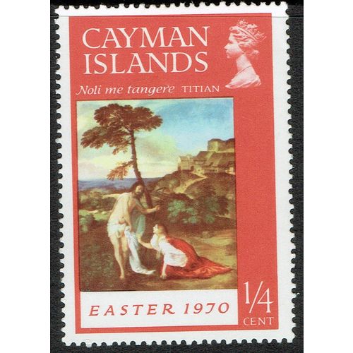 Cayman Islands 1970 Easter ¼c Carmine Red SG262 MM