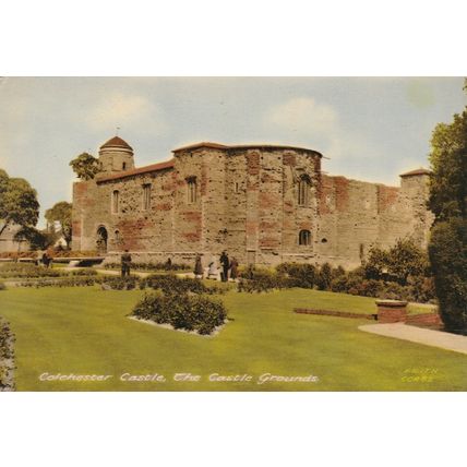 Colchester Castle The Castle Grounds Essex England Frith Postcard unused VGC