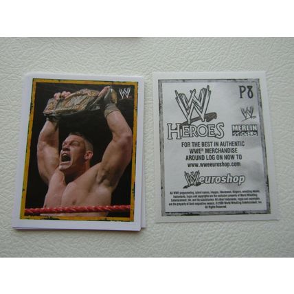 Topps - Merlin 2008 WWE Heroes Wresting Stickers 1-216 & P1-P15 Variants (EB2)