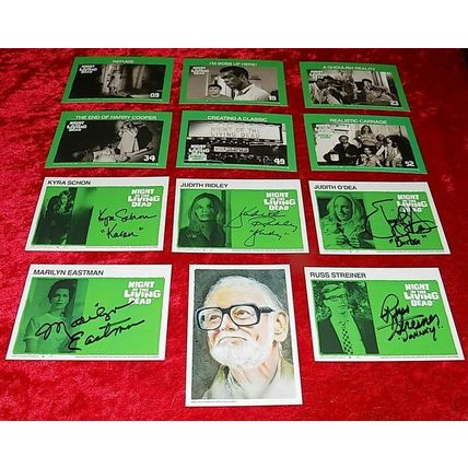 Night of the Living Dead Master Set *w/ George Romero Portrait Card *