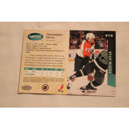 Ryan McGill 1993/94 Parkhurst EMERALD ICE NO. 415