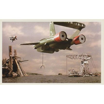 Thunderbird 1 & Thunderbirds 2 Aircraft Episode 6 TV Show Postcard