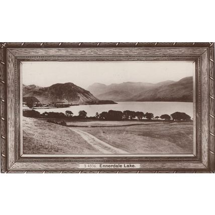 Emmerdale Lake Real Photo Old Cumbria Postcard