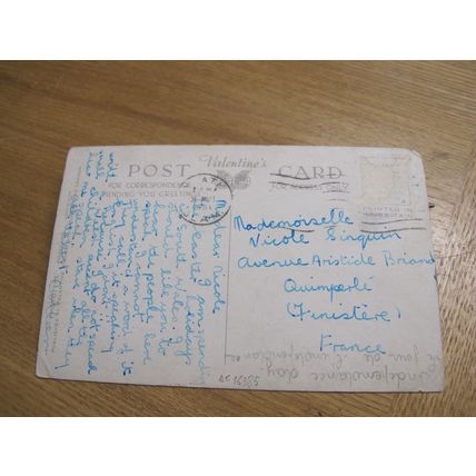 1950s Postcard -Prom & Childrens Paddling pool, Porthcawl - Bridgend, Glamorgan