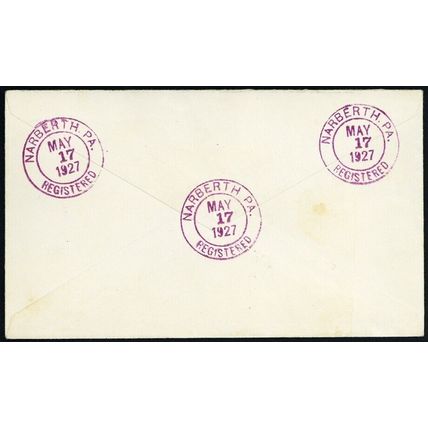 Brownies from (English folklore) in Purple Fancy Cancel Reg Cover - Stuart Katz