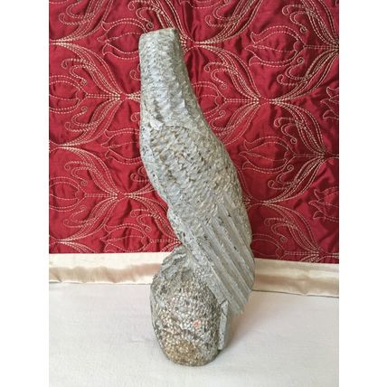 Aftican Art Shona Hand Carved Stone Eagle 4.5 kg Over 12” Inches Collectable