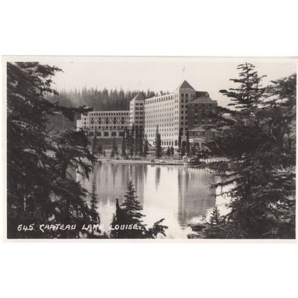 Chateau Lake Louise Baniff National Park Alberta Canada Old Postcard