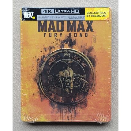 Mad Max Fury Road Best Buy Limited Collectible Steelbook 4K Ultra HD Movie