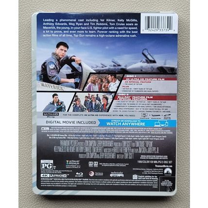 Top Gun Best Buy Limited Edition Collectible Steelbook 4K Ultra HD Movie