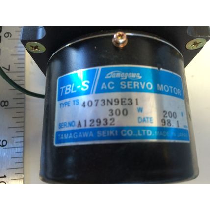 NEW TAMAGAWA SEIKI 4073N9E31 AC SERVO MOTOR,TBL-S SHAFT DIAMETER: 11mm BQ