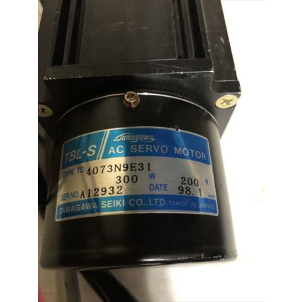 NEW TAMAGAWA SEIKI 4073N9E31 AC SERVO MOTOR,TBL-S SHAFT DIAMETER: 11mm BQ
