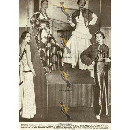 Fashion Fancies, 1932, Book Illustration, 1936