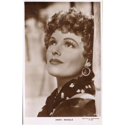 Anna Neagle British & Dominion Film Movie Real Photo Postcard