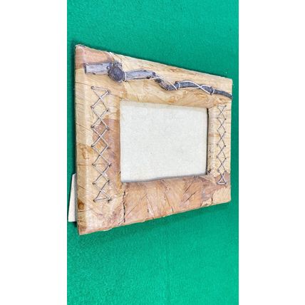 Rustic Wooden Picture Frame, Handmade Gift, 100% Natural Eco Farmhouse, Rare Fi