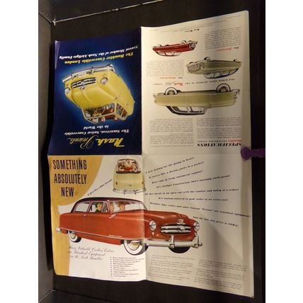 Nash Presents the Smartest, Safest Convertible in the World Sales Brochure 1950