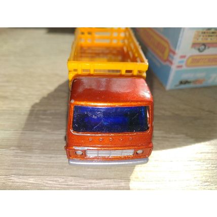 Matchbox No71 Red Cattle Truck (A)